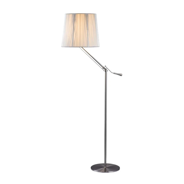 

Classic Nordic Style Floor Lamp High Quality Cloth Lampshade in Stock E27 Base Perfect for Bedroom and Living Room LED Lighting