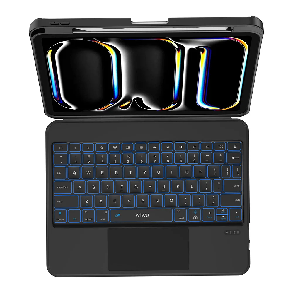 Picture 4: WiWU 360 Rotating Detachable Keyboard for iPad Pro 13 11 Air 13 11 Lightweight Tablet Protective Case Keyboard for iPad Air 5 4