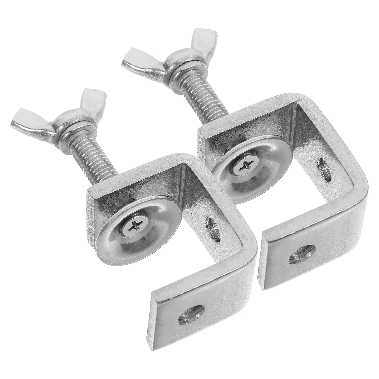

2Pcs Stainless Steel C-clamp Mini Heavy Duty Woodworking Clamps Small C-clamps Metal Tiger Clamping Tools Accessories