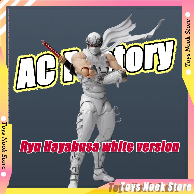 

Новый AC Factory Ryu Hayabusa White Version Фигурка Ninja Gaiden Ko Kaiyodo Yamaguchi Аниме Фигурка Модель Статуя Игрушки Подарки