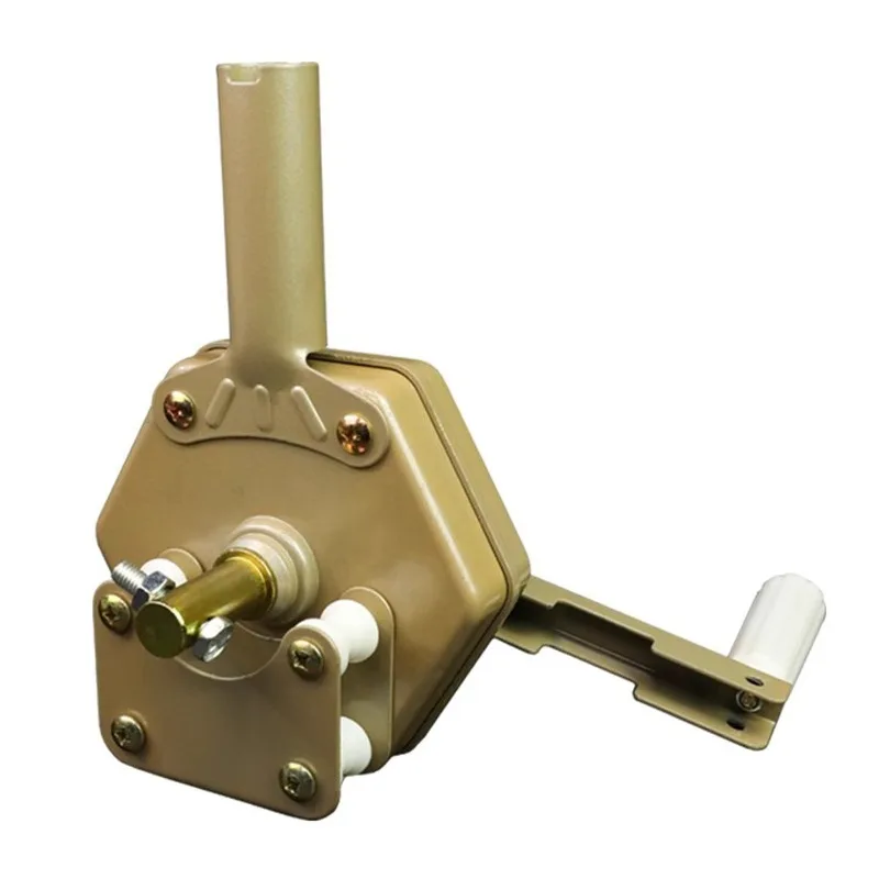 

Garden manual roller shutter, greenhouse accessories, vegetable cultivation side roll top roller turbine ascender, exhaust fan