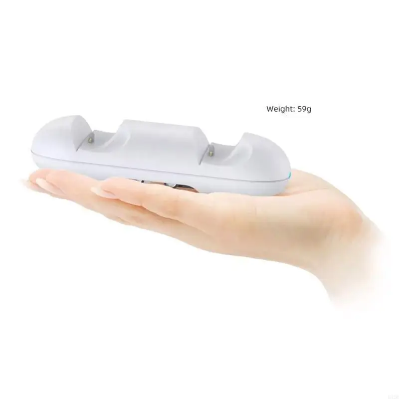 462E Double Controller for P5 Wireless Gamepad Charging Dock Station Holder Stand with Support Leg Design