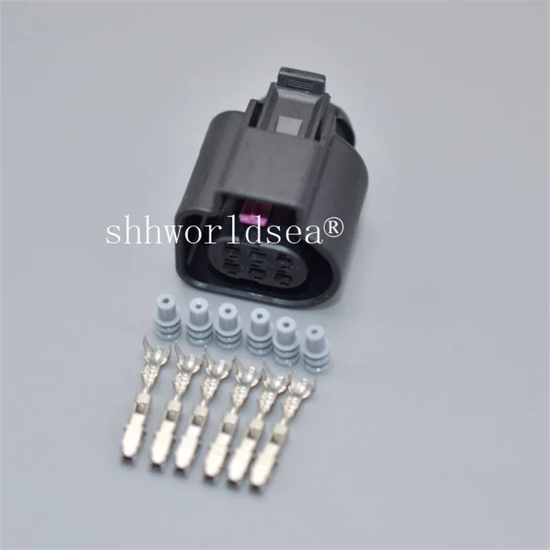 Shhworldsea 6 Pin Auto Wasserdichte Breite Band Sauerstoff Sensor Stecker 1928404669 Gas Stecker Für VW für AUDI 4H0973713