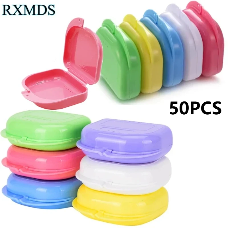 50pcs-denture-storage-box-denture-placement-device-with-breathable-holes-orthodontic-prosthesis-teeth-boxes-dental-retainer