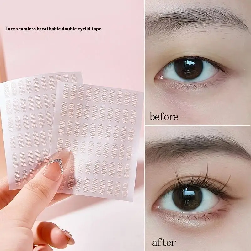 180/300/600 PCS ที่มองไม่เห็นไม่มี Trace Lace Ultra บาง Breathable Local Double Eyelid เทปสําหรับบวม Eye น้ําเปิดใช้งานเหนียว