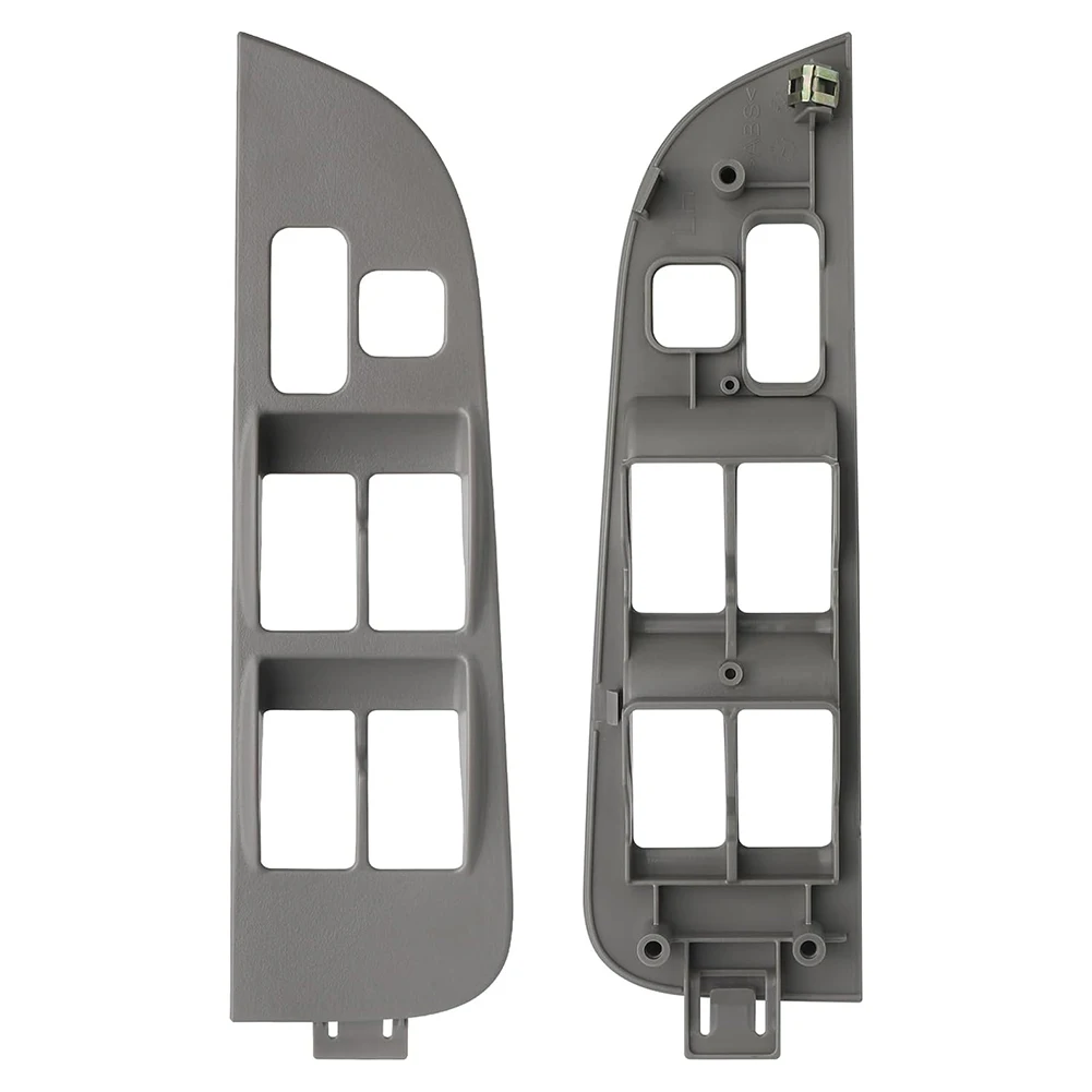 Car Driver Side Master Power Door Window Switch Bezel Trim for Toyota Corolla 1998-2002 74232-02060-C0 Grey