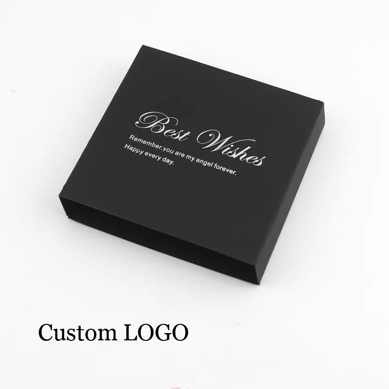 10pcs Magnet Clamshell Small Gift Boxes For Wedding Birthday Party Jewelry Ring Necklace Packaging Box Custom Logo Paper Box