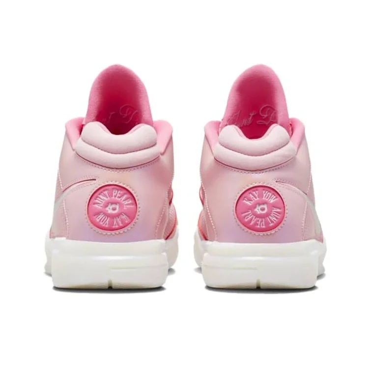 Nike KD 3 'Aunt Pearl Breast Cancer Charity Collection Lace Up Low top Basketball Shoes Men's Pink White FJ0982-600 view 5