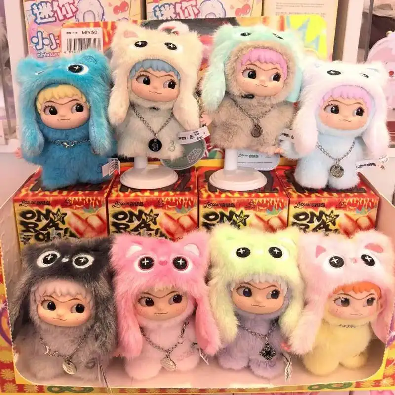 

Genuine Wakuku V3 On A Roll Series Blind Box Kawai Vinyl Plush Pendant Doll Wakuku Trendy Toy Mystery Box Keychain Xmas Gifts