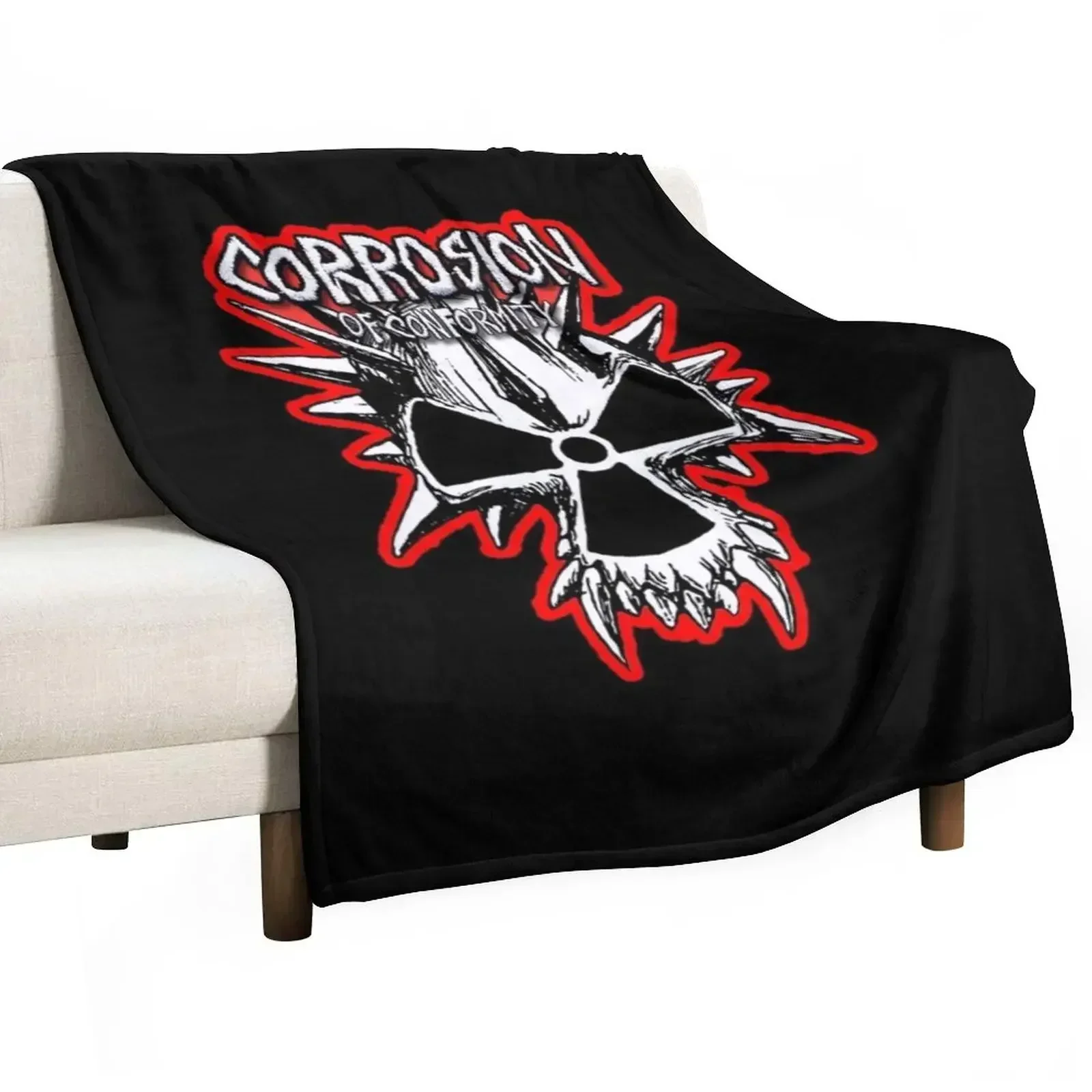 corrosion of conformity Throw Blanket Beach Baby warm winter Camping Bed covers Custom Blankets