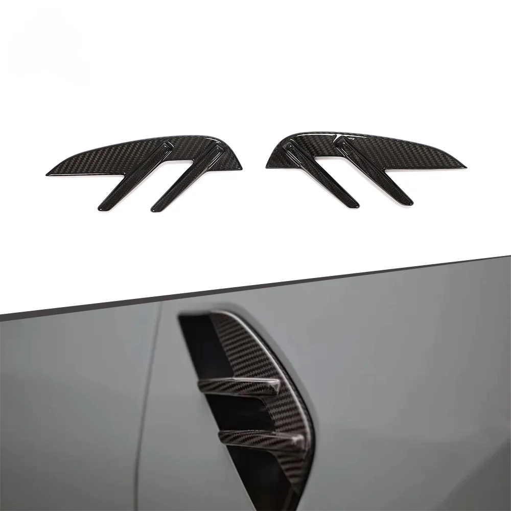 Good Fitment Dry Carbon Fiber Fender Vent Trims For BMWs G80 M3 2021+