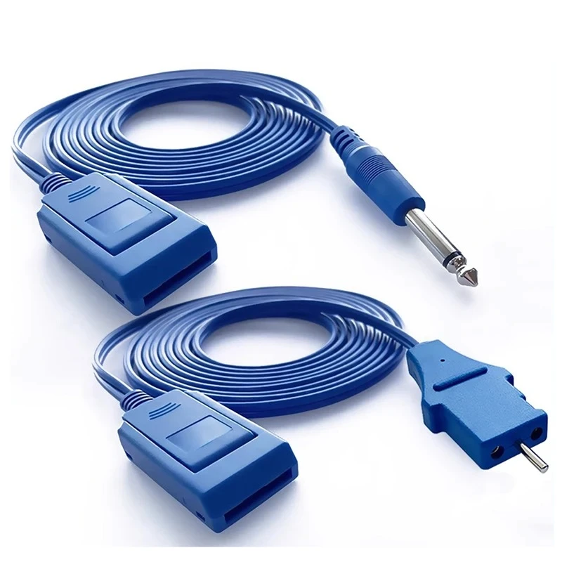 

High-frequency Lip knife electrode piece neutral electrode plate cable REM flat plug electric knife negative plate connection