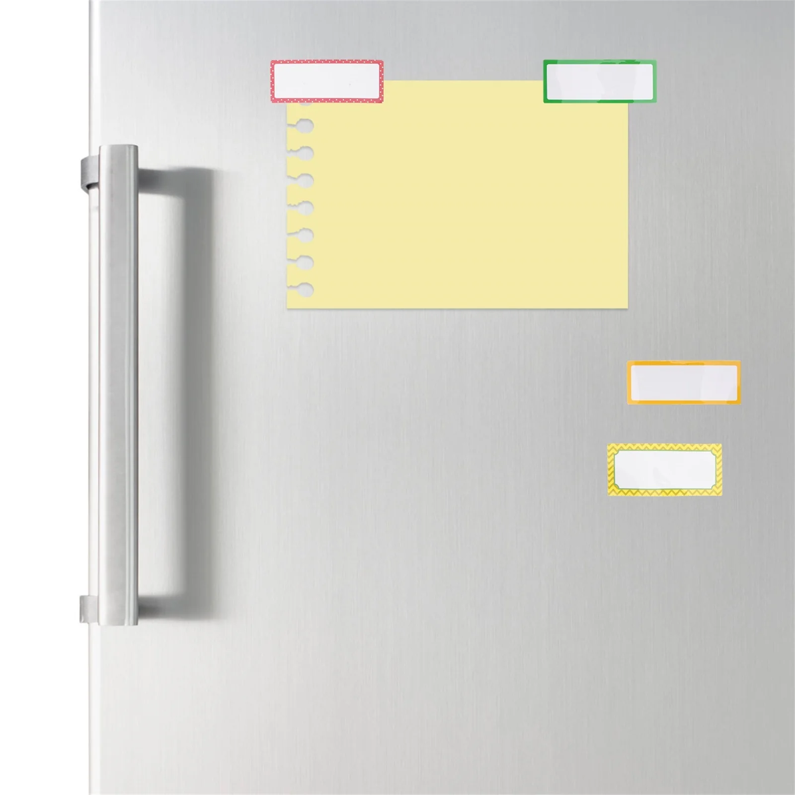 

3Sets Dry Erase Magnets Writable Magnetic Labels for Fridge Iron Surfaces Reusable Organization Stickers for Classroom Market
