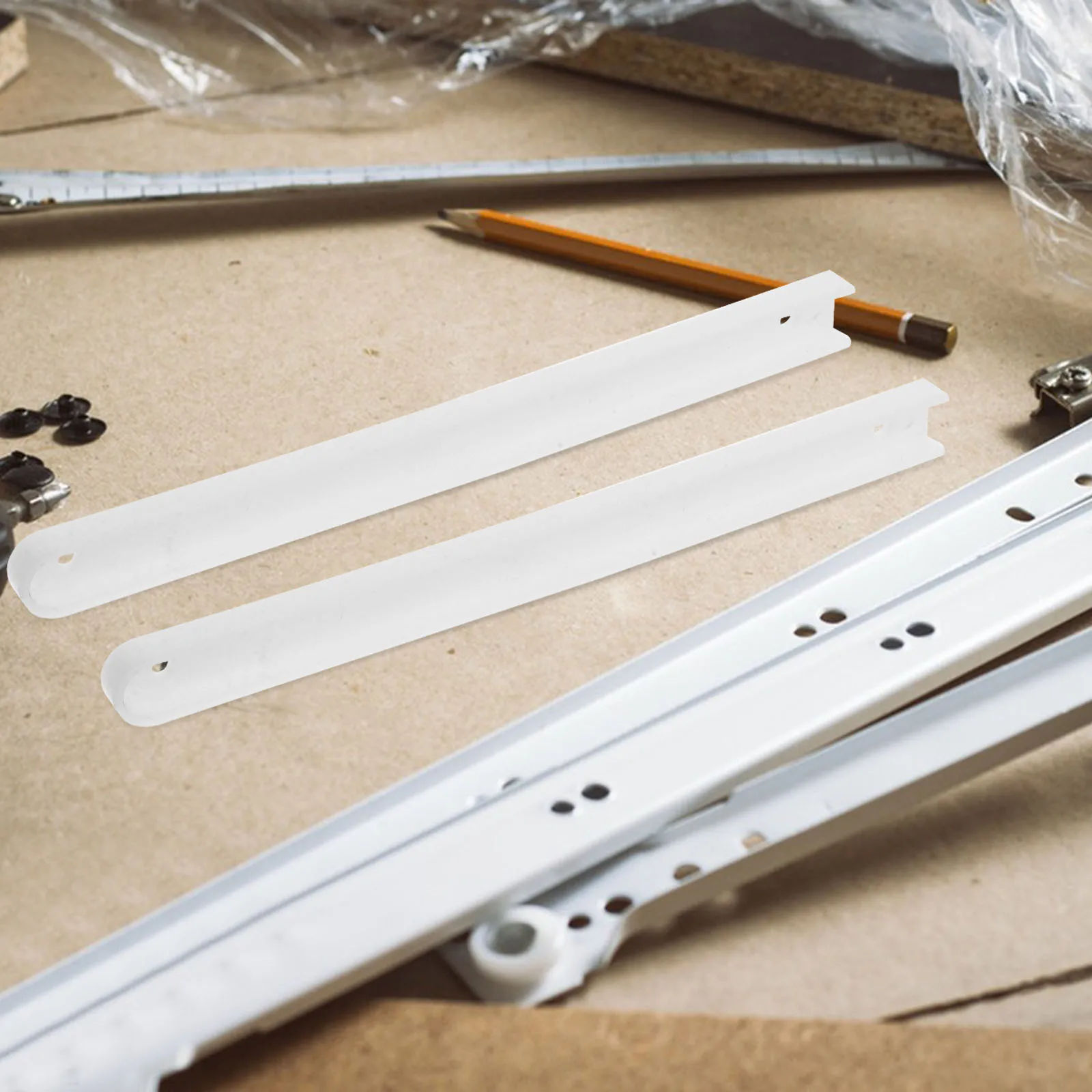 

1Set Drawer Slides Durable Soft Close Drawer Slides for Cabinets Dressers Kitchen Furniture Hardware Ball Bearing Quiet