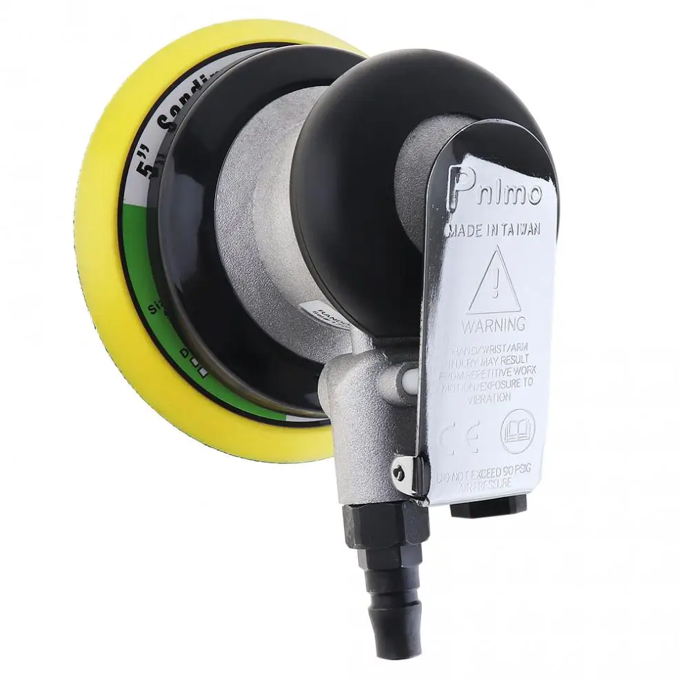 

5 Inch Pneumatic Grinder Random Orbital Pneumatic Sander Circular Air Polished Grinder Vacuum Eccentric Polishing Machine Tools