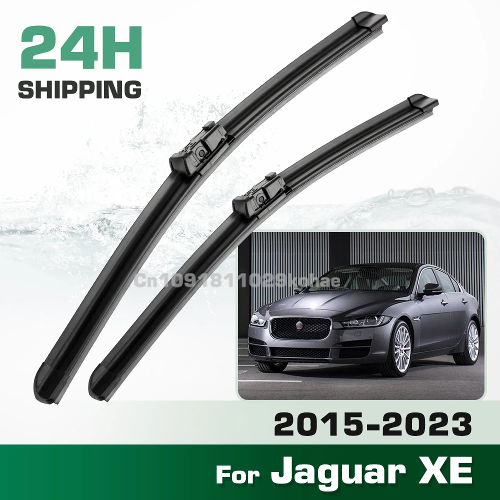 

For Jaguar XE 2015-2023 2016 2017 2018 2019 2020 2021 2022 LHD&RHD Front Wiper Blades Windshield Windscreen Window Brush 26"+17"