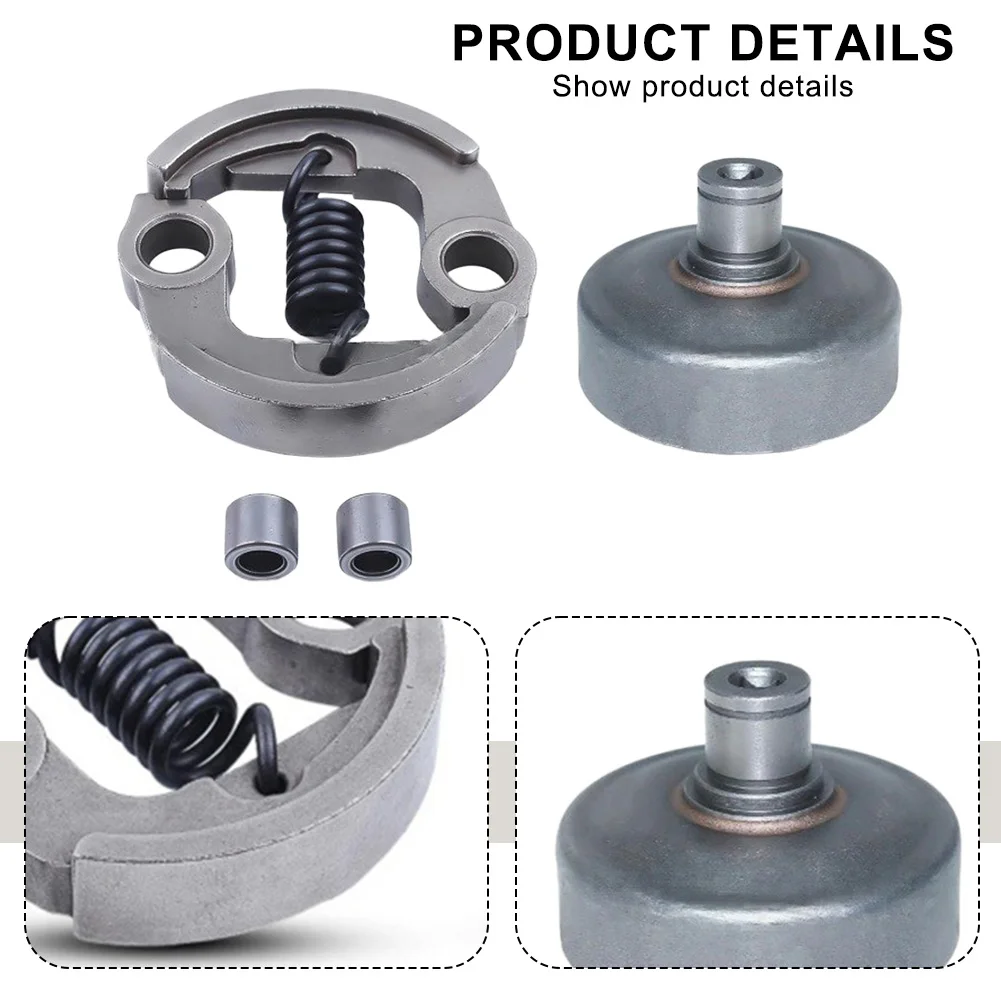 

Комплект сцепления для электроинструмента, серебристый, с цепной передачей, включает барабан, замена 4119 160 2001