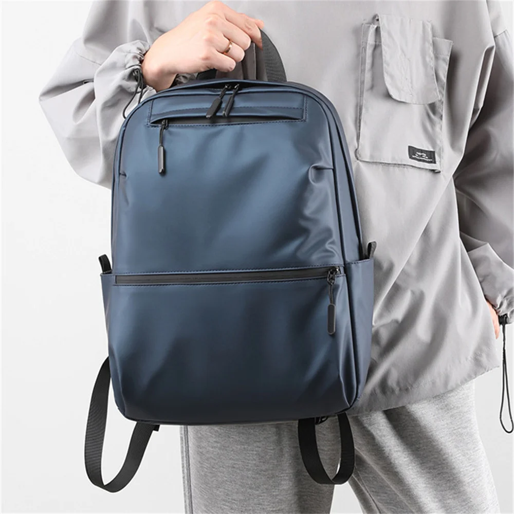 15.6inch Business Laptop Backpack Light Backpack Large Multifunctional Waterproof Travel Bag Backbag Casual Shoulder Bag For Men