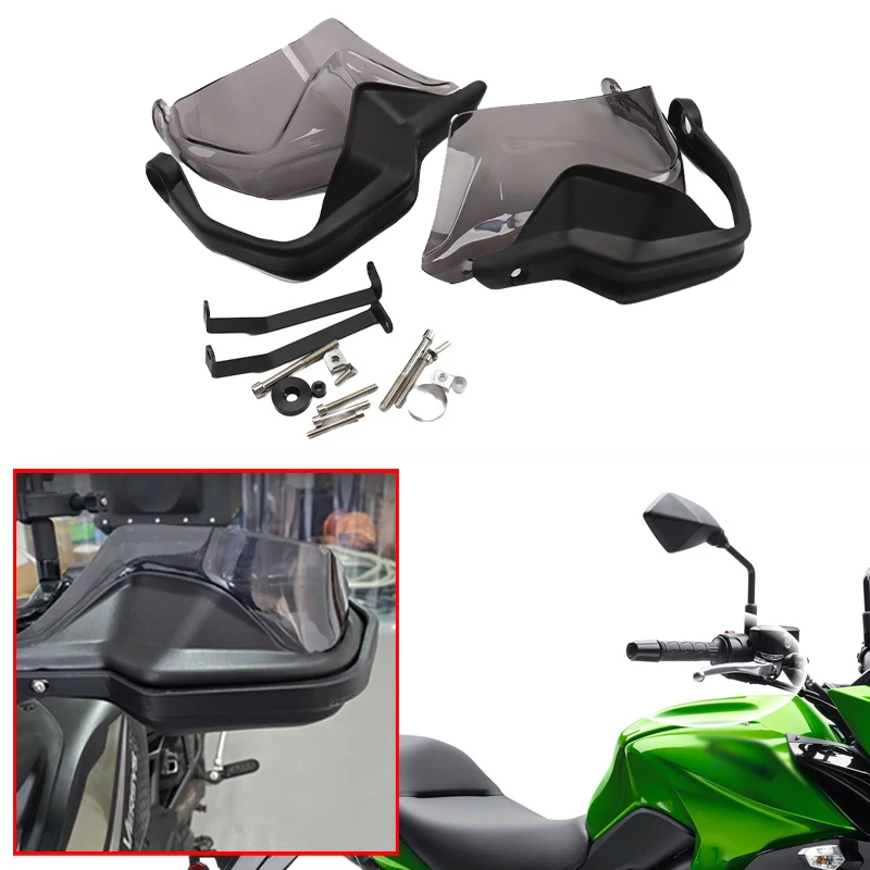 Motorcycle Hand Guard Shield Guard Protector VERSYS650 Handguard Windshield Protector Fit For KAWASAKI VERSYS 650 2023 2024