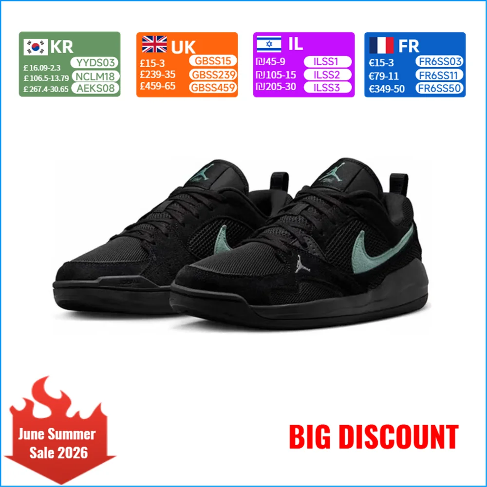 

Nike Air Jordan CMFT Era Men's Low-Top Black Slip-Resistant Durable Fashionable Versatile Sports Casual Shoes HJ6777-002