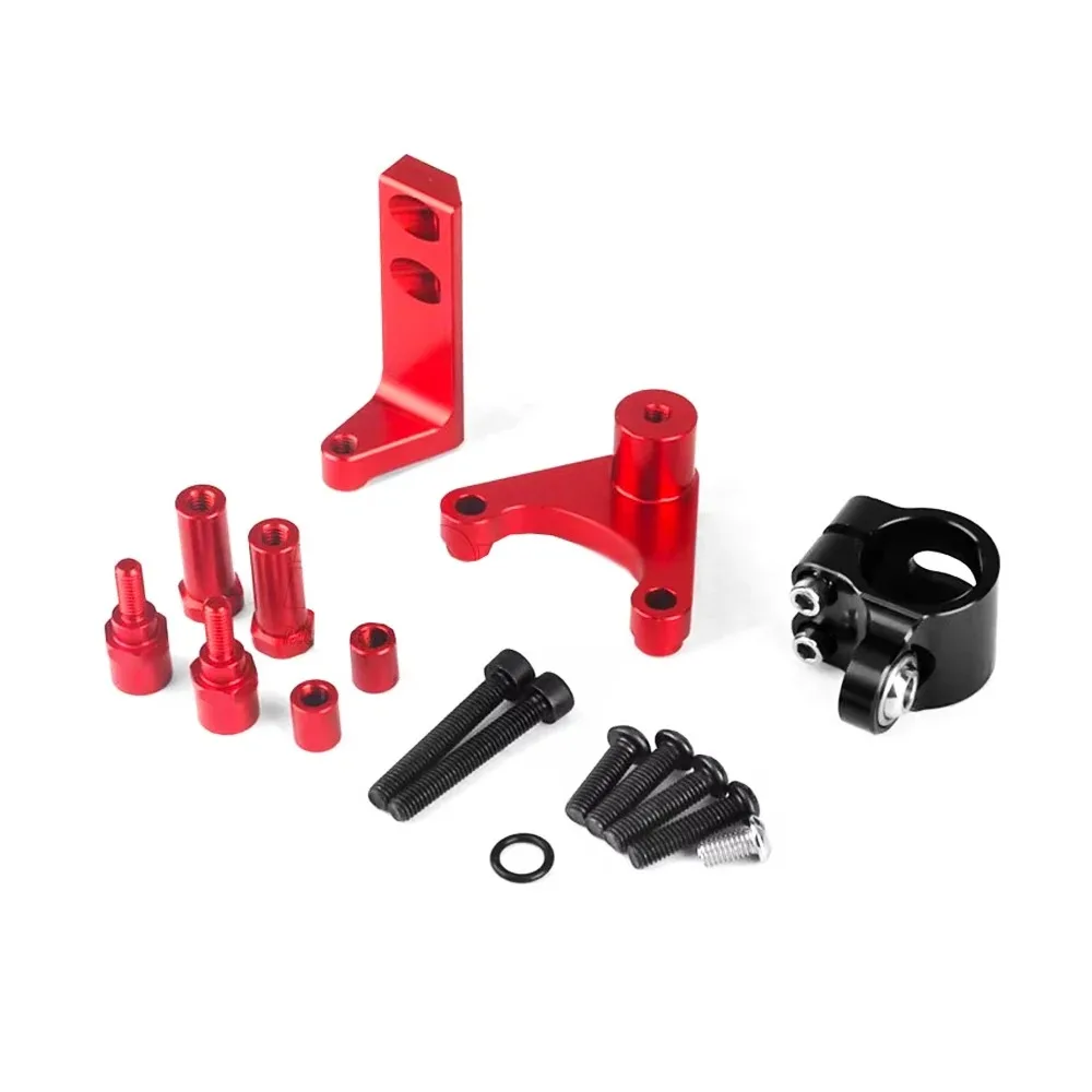Voor Ducati Hypermotard 950SP Fiber Carbon Stuurdemper Stabilizer Motoraccessoires Met Beugel Ondersteuning Kit