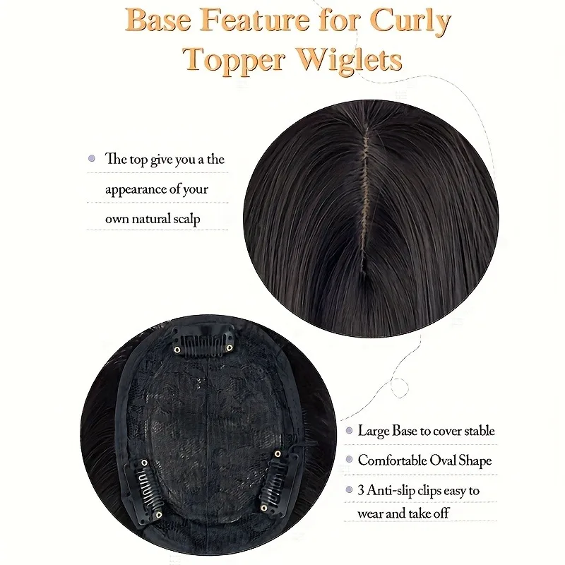 Elegant 22-inch straight synthetic wig block for women, high-heat fiber, light brown to black gradient, mid-life curly hair, eas image 4