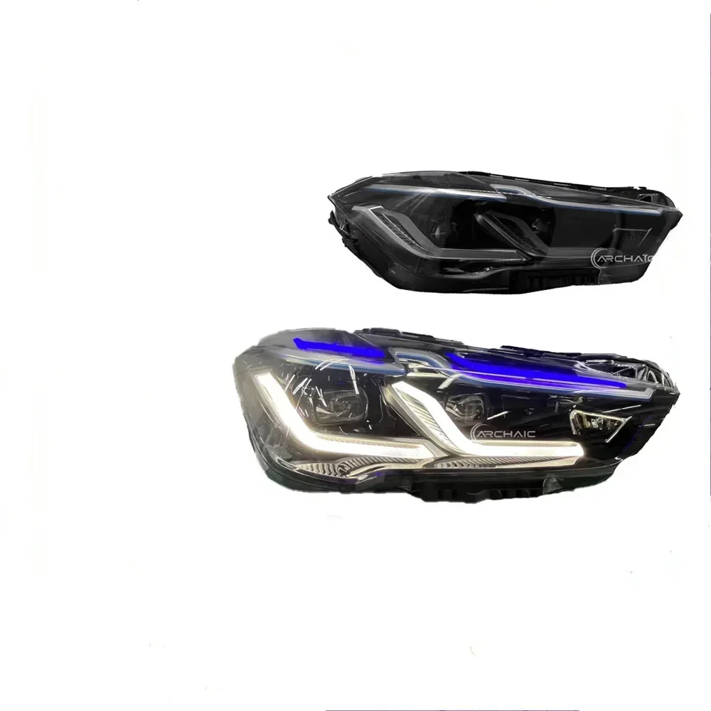 Apollo Archaic Led Headlight X1 2016-2019 F48 F49 With DRL Dynamic Turn Signal Lamp Low Beam High Beam Angel Eye Projector Lens