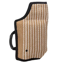 Strong Jute Dog Bite Sleeve Tug Work Puppy Training Playing Chewing Toy Hand Glove Arm Leg Protection