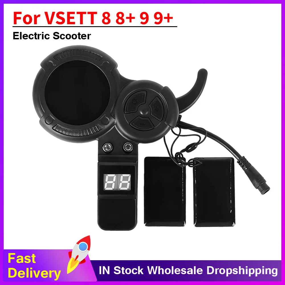 

LCD Accelerator Throttle for VSETT 8 8+ 9 9+ For ZERO 8 9 10 8X 10X Z8PRO Electric Scooter Display Throttle Speedmeter Odometer