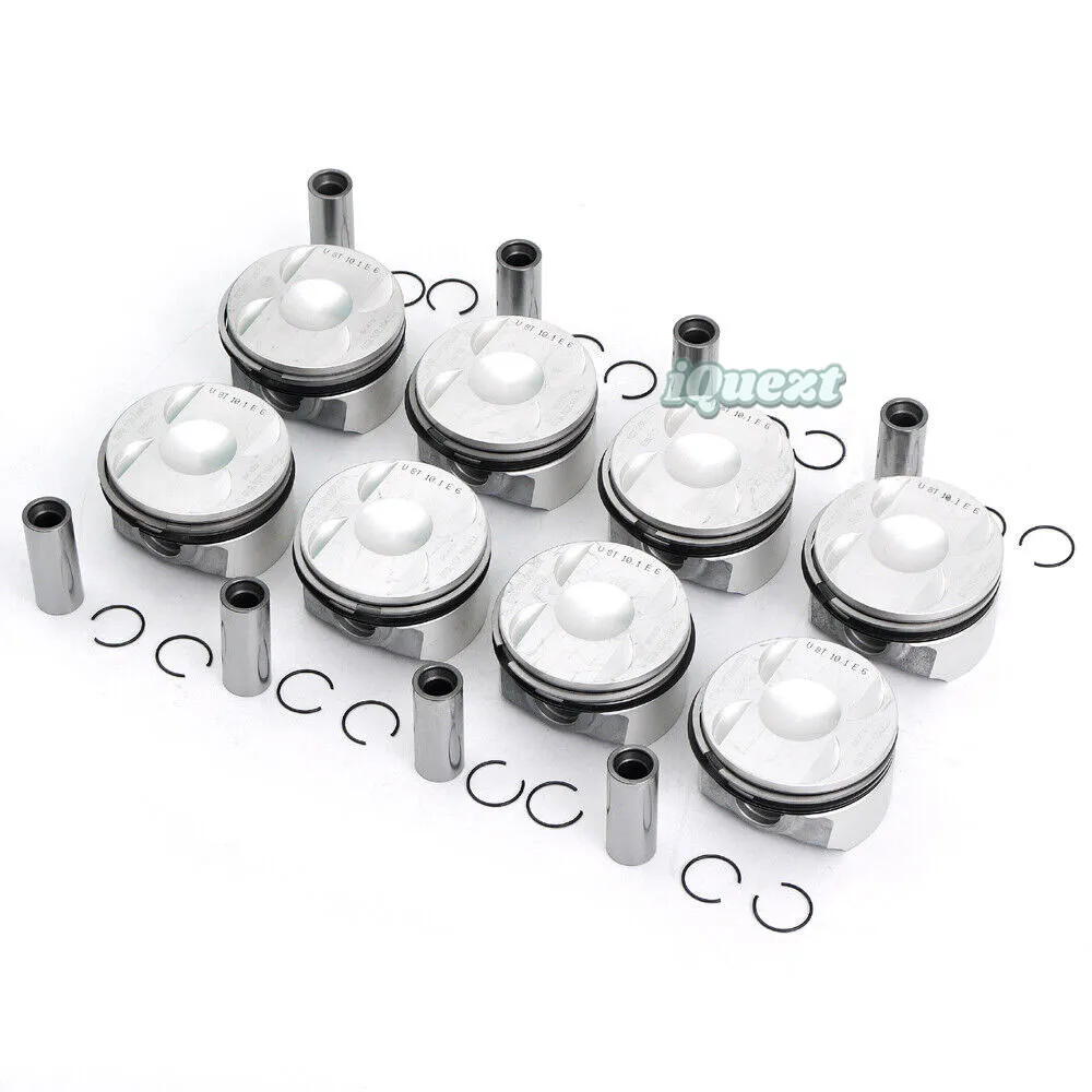 8x Pistons & Rings Set STD Φ84.5mm for Audi S6 S7 C7 A8 S8 4.0 TFSI CEU CGT CTG