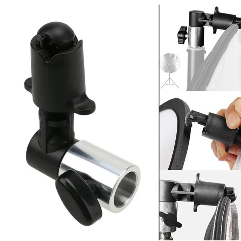 1pc Photo Video Photography Studio Reflector Disc Holder Clip Clamp for Light Stand