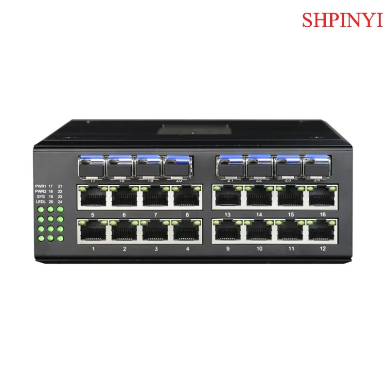 

Промышленный управляемый сетевой коммутатор 16-гигабитный порт 4/8 SFP Ethernet-коммутатор