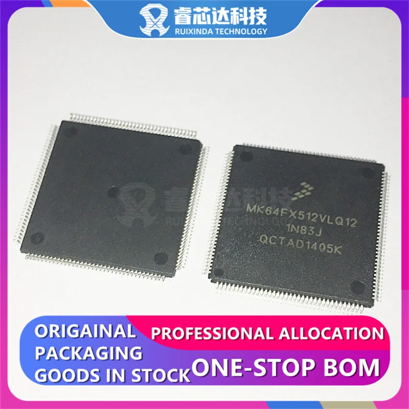 

MK64FX512VLQ12 LQFP144 ARM Cortex-M4 Kinetis K60 Microcontroller IC 32-Bit Single-Core 120MHz 512KB (512K x 8) FLASH 144-LQFP