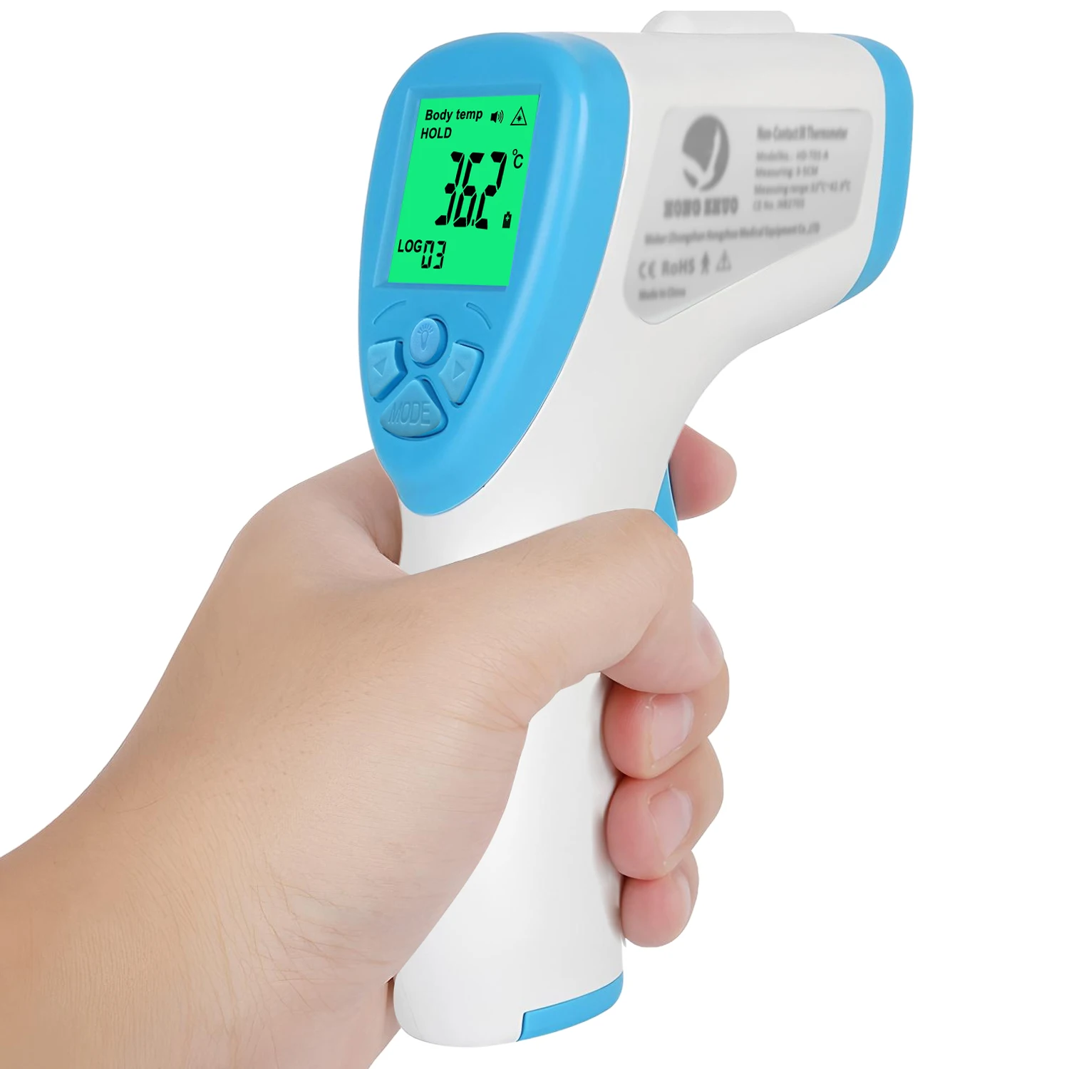 Home Digital Display Infrared LCD Forehead Medical Thermometer Fever Contactless Medical Temperature Meter For Adult