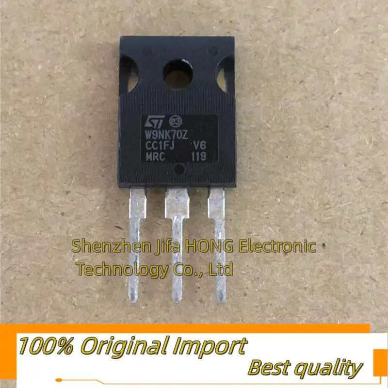 10PCS/Lot   W9NK70Z STW9NK70Z  700V 7.5A  TO-247 Imported Original Best Quality