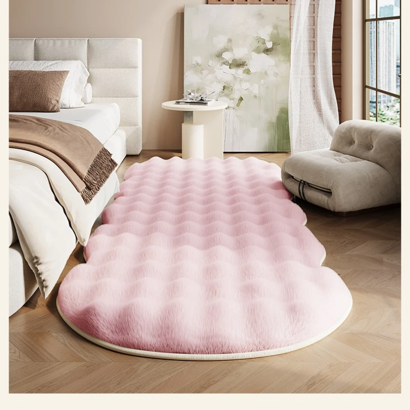 Rug Carpet Large Soft Shag Area Bedroom Rug Living Room Rug Non Slip Machine Washable Modern Geometric Home Decor household