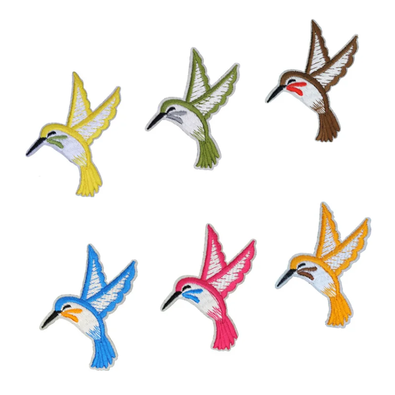 

50pcs/Lot Luxury Anime Flying Bird Embroidery Patch Shirt Bag Dress Clothing Decoration Accessory Craft Diy Applique