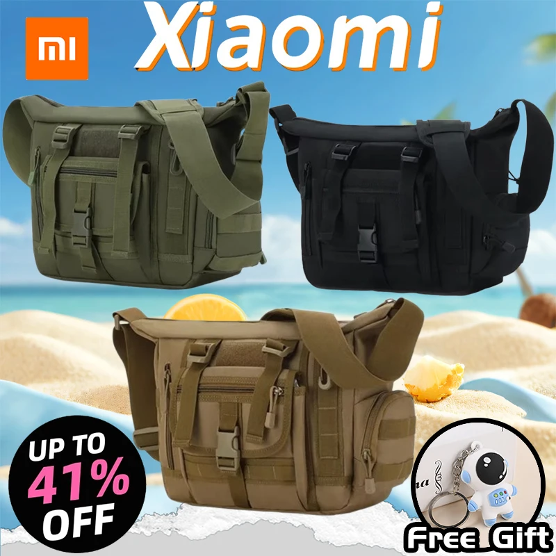 

Xiaomi TANJIEZHE Tactical Single Backpack Men's A4 Document Molle Outdoors Messenger Bag Waterproof Sports Bags Bumbag for Man