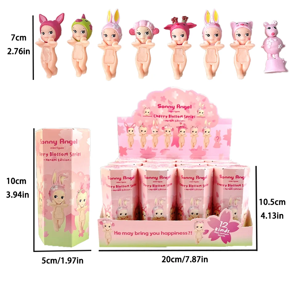 Sunny Angels Cherry Blossom Series Anime Figuras Ornamento Boneca Nova Venda Quente Colecionável para Crianças Presente de Aniversário de Natal