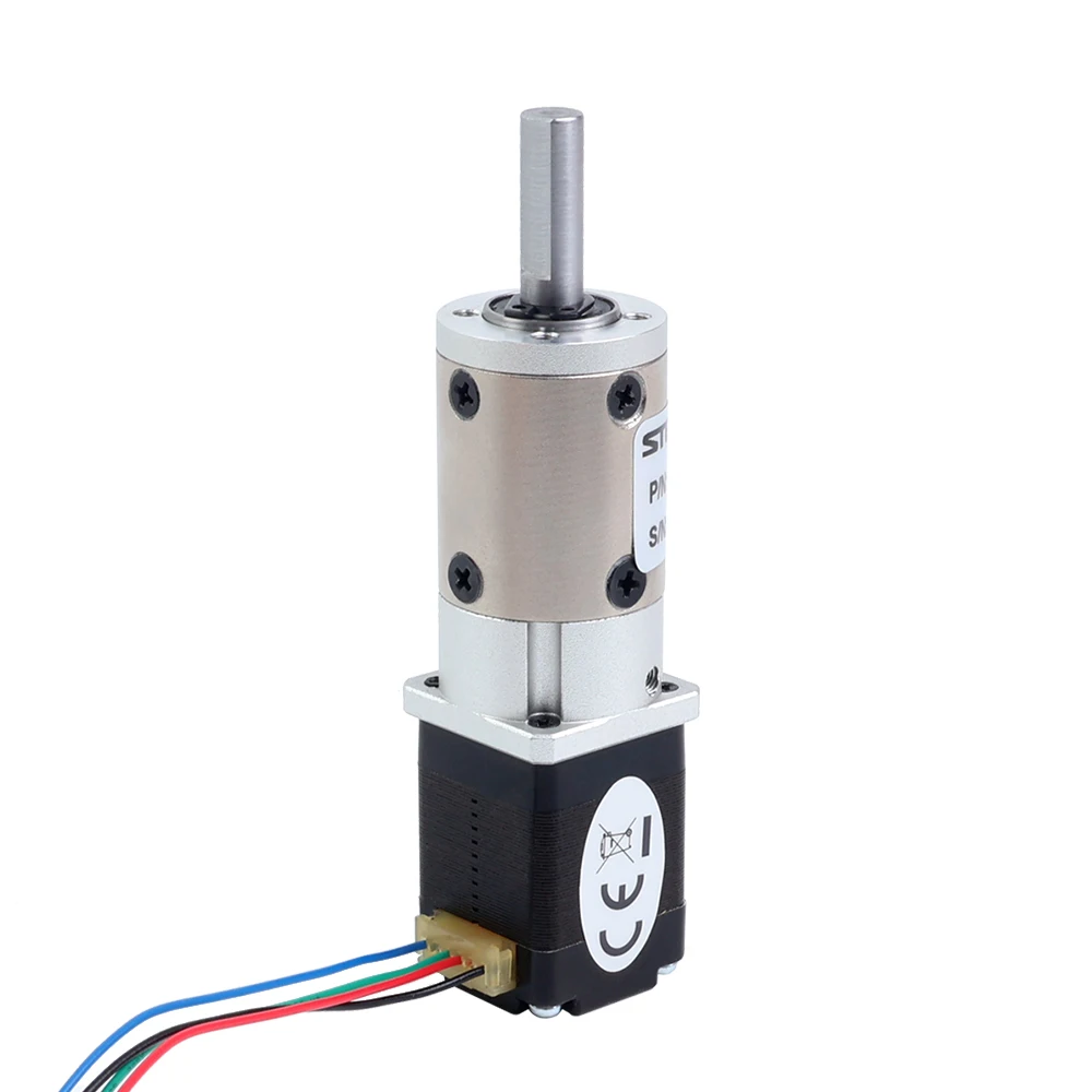 STEPPERONLINE Nema 8 Stepper Motor 0.02Nm Precision Planetary Gearbox Motor Ratio 5:1/10:1/20:1/50:1/100:1 Bipolar L=28mm CNC