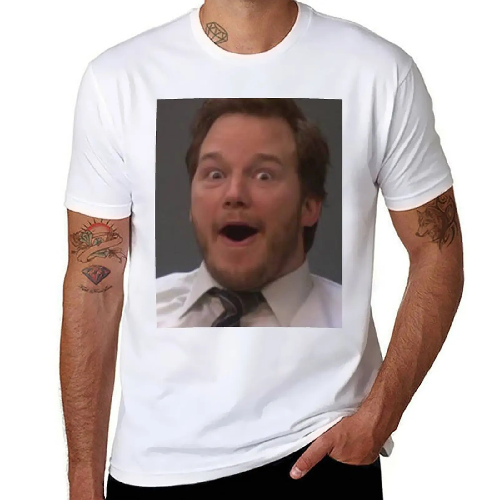 

Chris Pratt T-Shirt t shirts for man graphic funny t shirts for man pack white T-Shirt