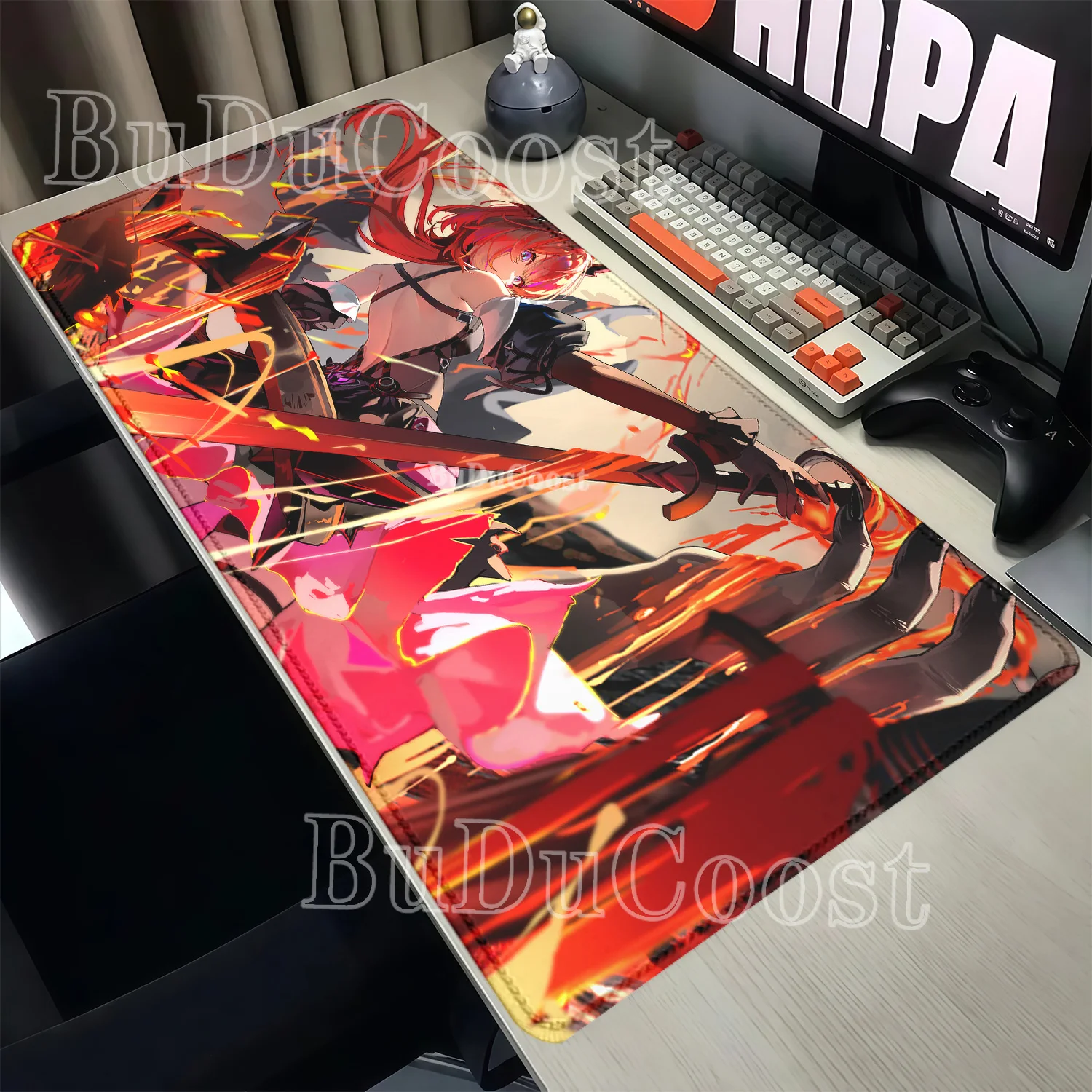 Mouse Pad HD Printing Rossi Yvonne Arknights Endfield Gaming Rubber Non-slip Base Mousepad Anime Girl Offices Overlock Desk Mat