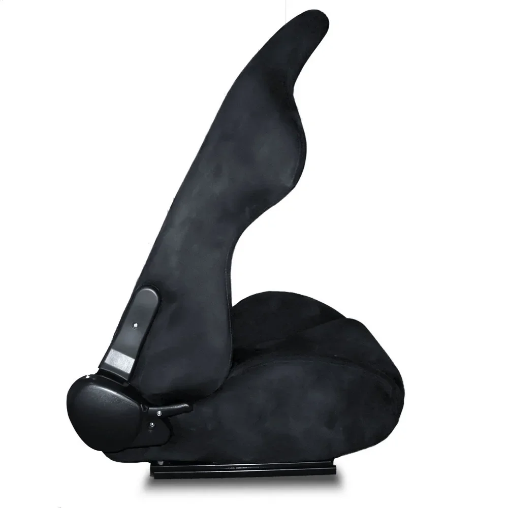 CX custom modified universal new black suede seat with slide rail