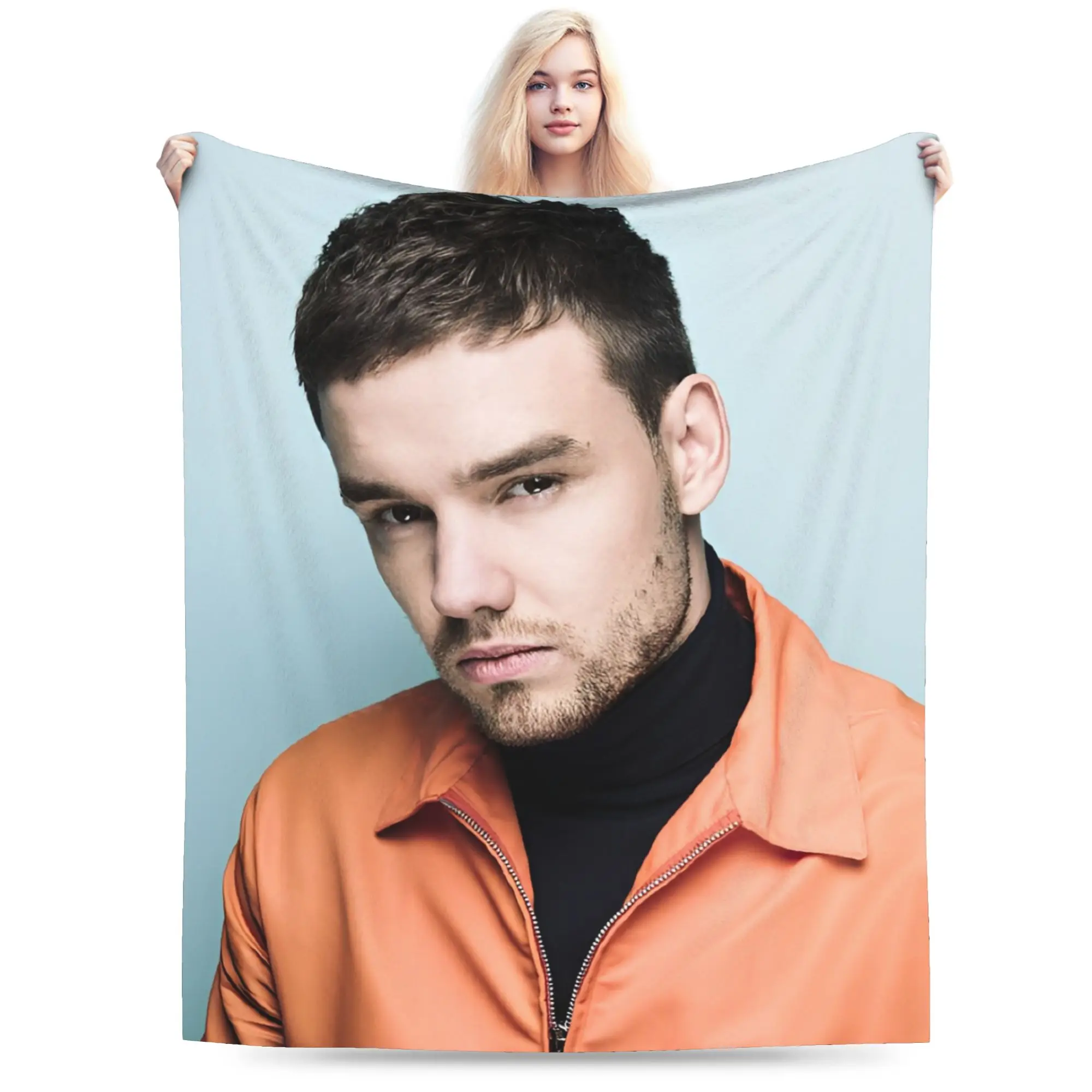 Liam Payne Blankets Fleece All Season  Multi-function Soft Throw Blanket for Home Car Rug Piece