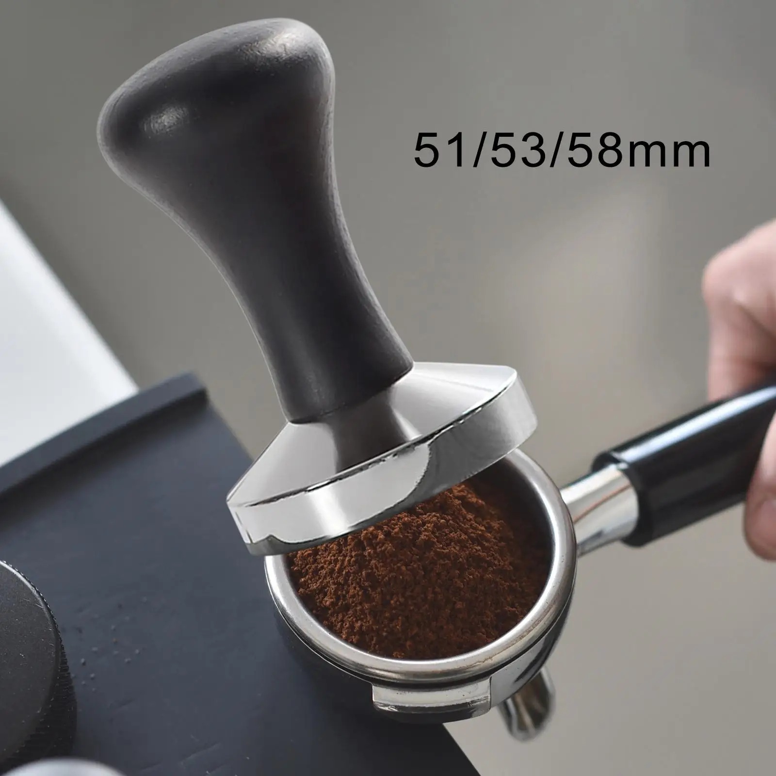 Темпер для кофе с деревянной ручкой, молоток для кофейного порошка, ручные трамбовки, пресс для зерен, инструмент