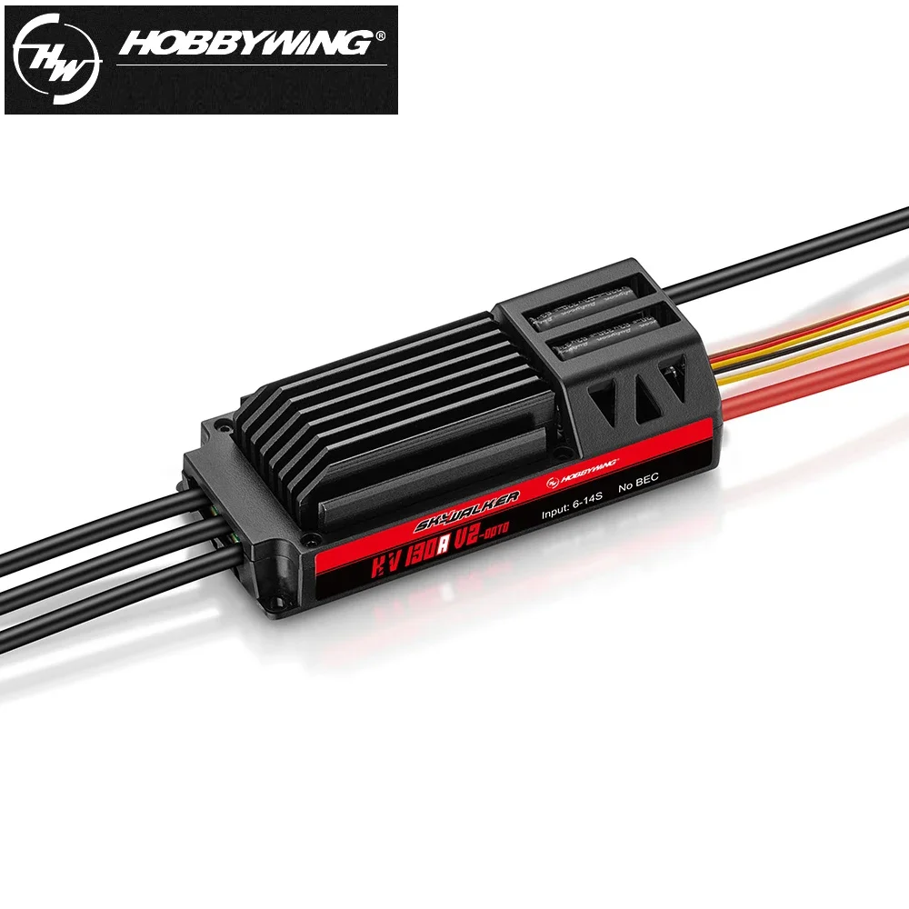 Hobbywing Skywalker 130A/160A HV 6-14S 32-Bit OPTO V2 Brushless-Geschwindigkeitsregler ESC – Detail 5