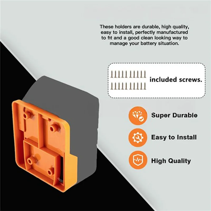 MOPHE-For RIDGID 18V Li- Drill Forridgid 18V Tool & Battery Mounts Hangers Holder Battery Holders
