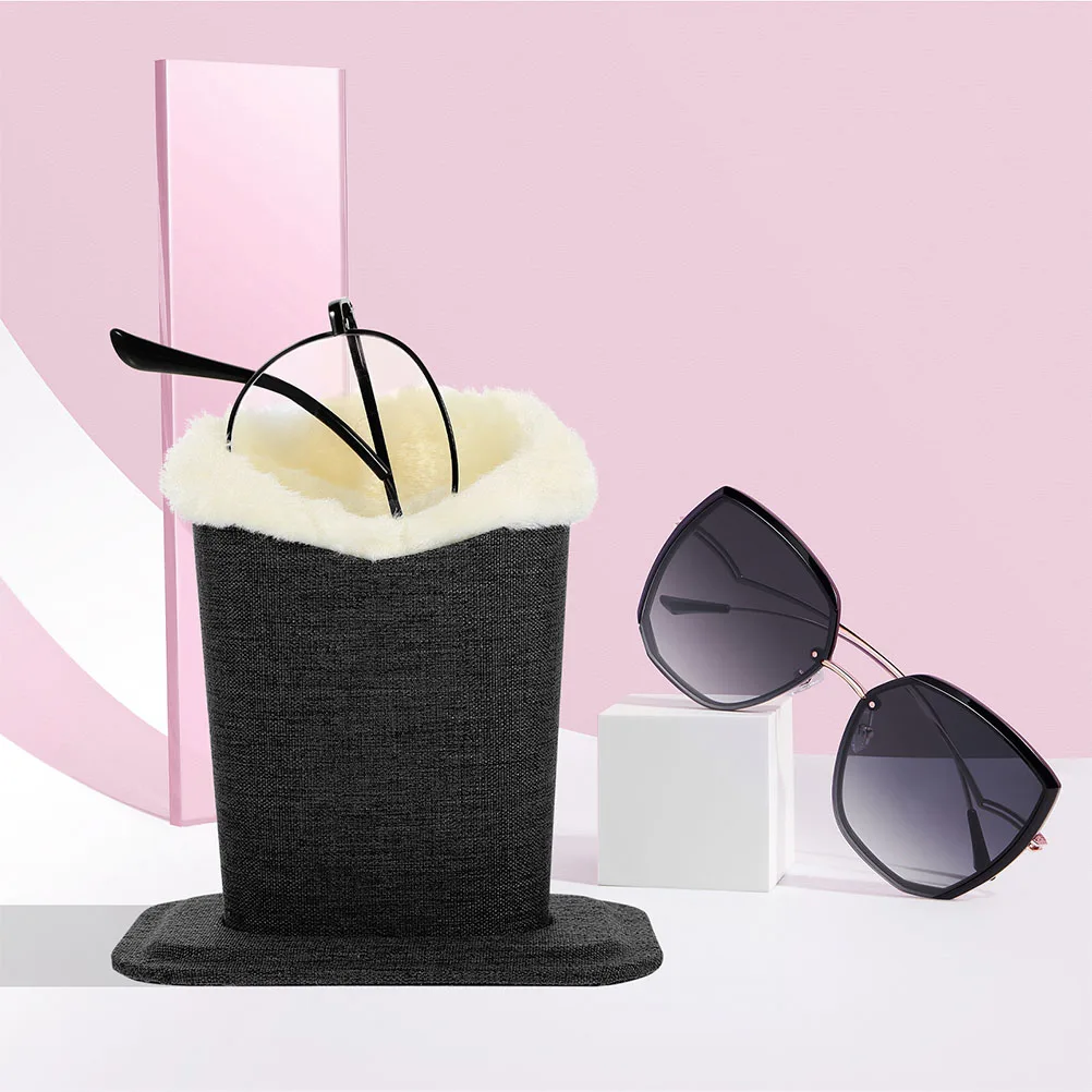 

2pcs Eyeglass Holder Glasses Stand Scratch-Resistant Display Base For Office Bedroom Living Room Decorative Use Glasses Display