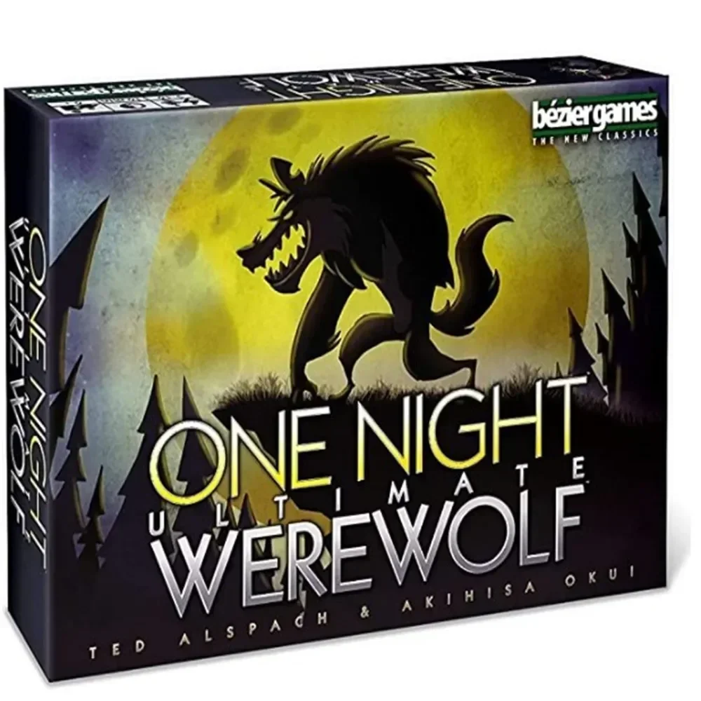 One Night Ultimate Werewolf Daybreak Vampire Alien Super Vallian Bonus Roles Card Game For Party Playing Cards Board Games