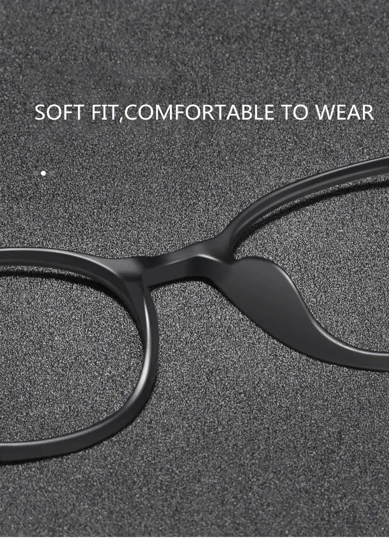 Ultraleichte TR90 Runde Fassung Progressive Multifokal-Lesebrille für Männer und Frauen Anti-Blaulicht Alterssichtbrille Runde Brillenfassung – Detail 5
